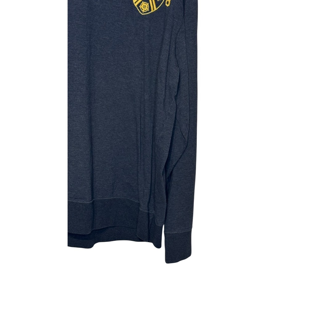 Daniel Cremieux Men's Sweater Long Sleeve Pullover Mock Neck Logo Cotton Gray XL - Picture 2 of 10